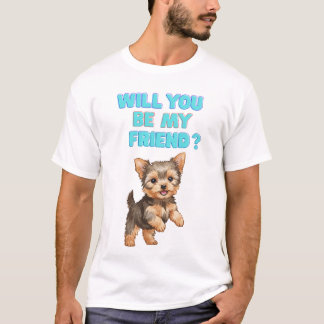 T-shirt met cute hond
