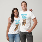 T-shirt met cute hond (Unisex)
