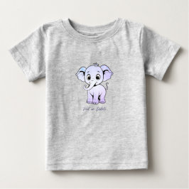 T-shirt met cute olifant baby