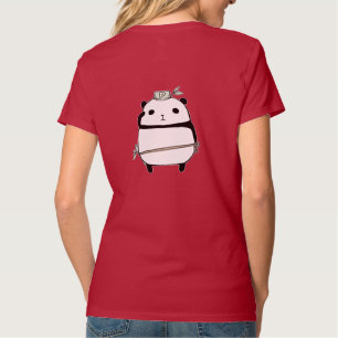 T-shirt met cute panda-ontwerp
