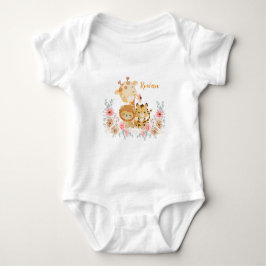 T-shirt met cute wilde dieren