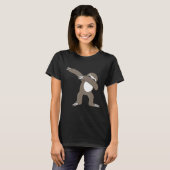 T-shirt met dabbing luiaard Grappig langzaam beweg (Voorkant volledig)