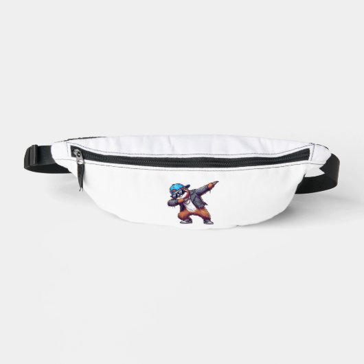 T-shirt met dabbing luiaard heuptasje (Voorkant)