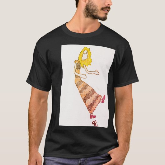 T-shirt met danser (Voorkant)