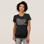 T-shirt met de 14e WIJZIGING (Voorkant volledig)