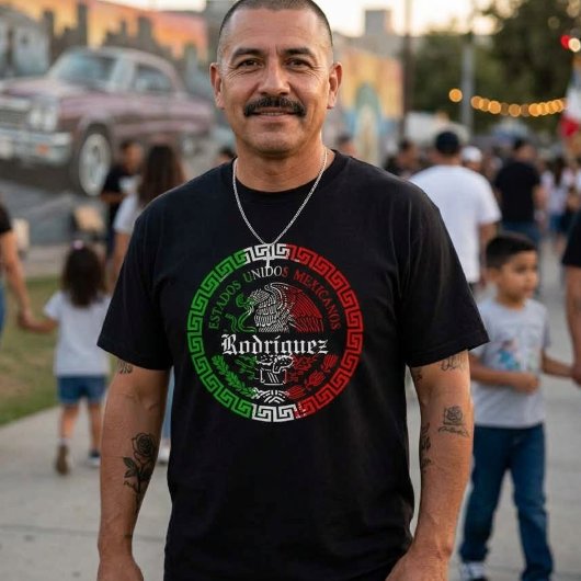 T-shirt met de achternaam Rodríguez