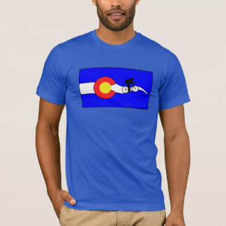 T-shirt met de colorado-vlag van mannen