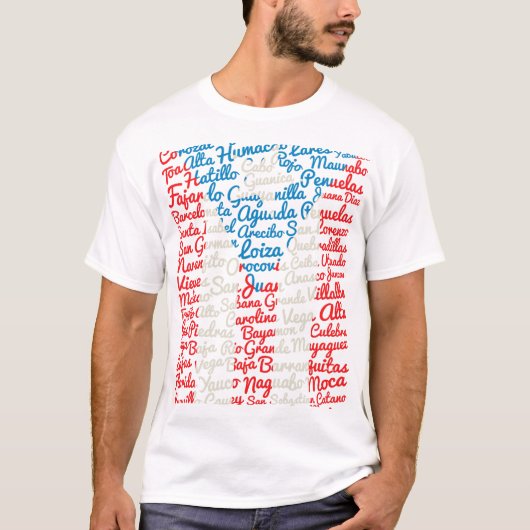 T-shirt met de dorpen (Voorkant)