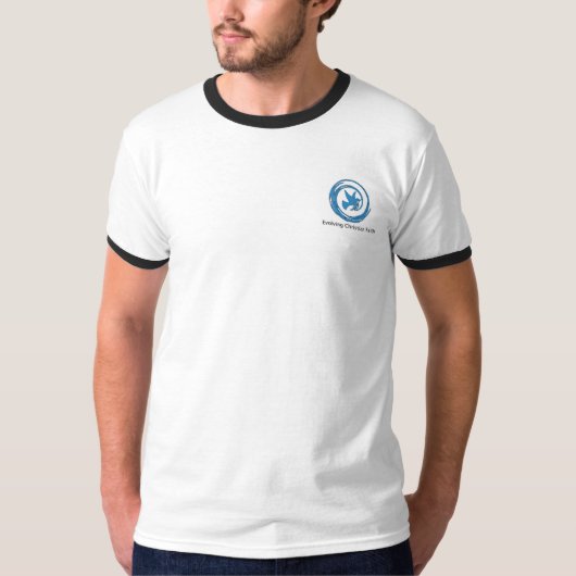 T-shirt met de Gouden Regel (ECF-logo) (Voorkant)