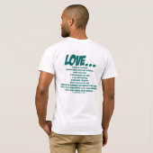 T-shirt met de grootste liefde (Achterkant volledig)