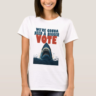 T-shirt met de tekst 'We zullen voor een grotere s