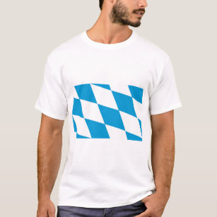 T Shirt met de vlag van Beieren, Duitsland