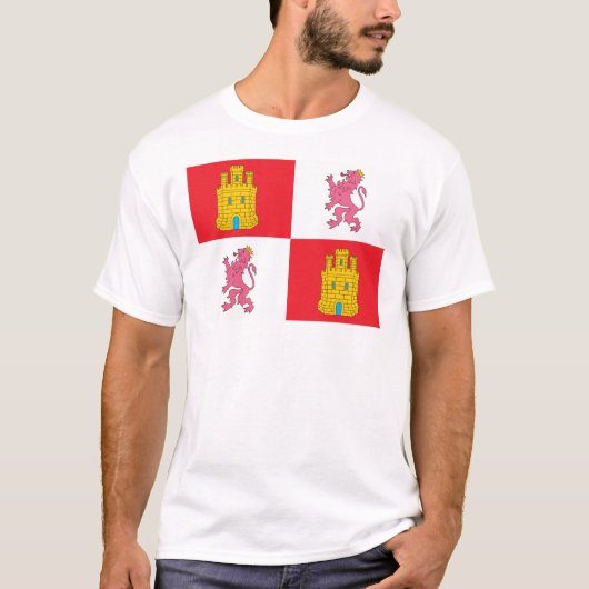T-shirt met de vlag van castiel en leon (Voorkant)