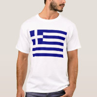 T Shirt met de vlag van Griekenland