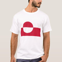 T-Shirt met de vlag van Groenland