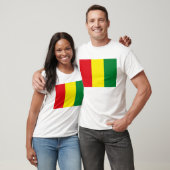 T-shirt met de vlag van Guinee (Unisex)