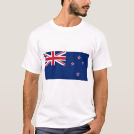 T-Shirt met de vlag van Nieuw-Zeeland