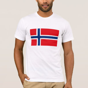 T-shirt met de vlag van Noorwegen