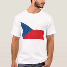 T-Shirt met de vlag van Tsjechië