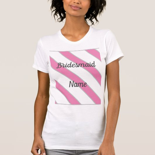 T-shirt met diagonaal ontwerp (Voorkant)