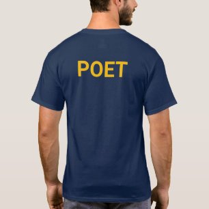 T-shirt met dichter