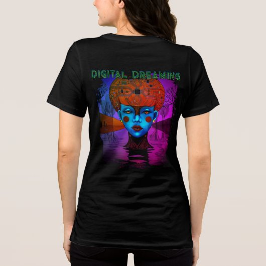 T-shirt met Digitale Droom (Achterkant)