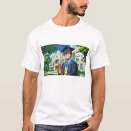 T-shirt met diploma en grappige quote