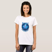 T-shirt met DJ Lightning-logo met hoge spanning (Voorkant volledig)
