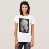 T-shirt met Dog Photo, Coton de Tulear (Voorkant volledig)