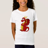 T-shirt met draak-cartoon (Voorkant)