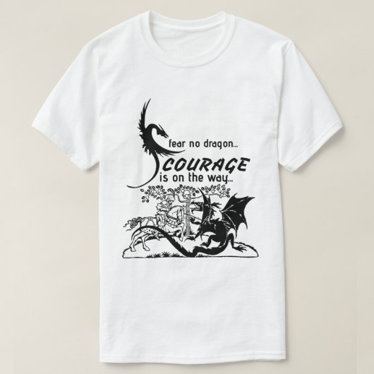 T-shirt met drakenthema (Design voorkant)