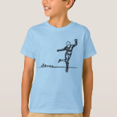 T-shirt met drukknop (Kinder) (Voorkant)