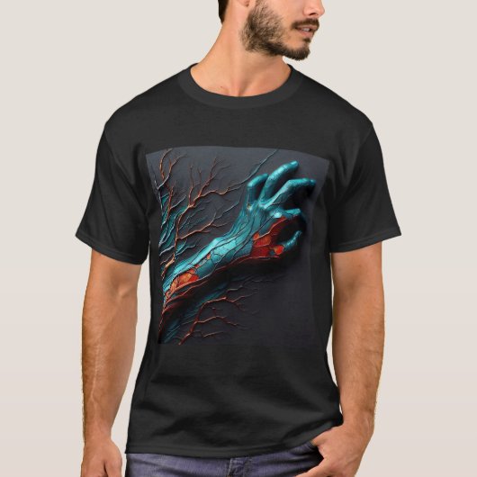 T-shirt met een Art Expression -22 (Voorkant)