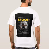 T-shirt met een dynamische poster (Achterkant)