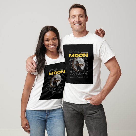 T-shirt met een dynamische poster (Unisex)