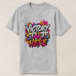 T-shirt met een gewaagde stelling