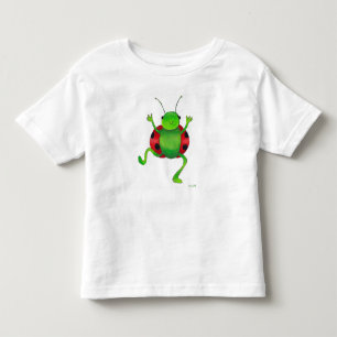 t-shirt met een klein dansende "ladybug"