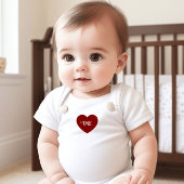 T-shirt met een klein hart