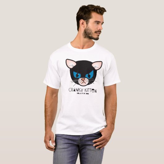 t-shirt met een kruidachtig kat (Voorkant volledig)