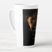 T-shirt met een leeuw latte mok (Linkerhoek)