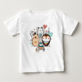 T-shirt met een leuke illustratie (Voorkant)
