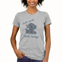 T-shirt met een lief en wild zoet draakje