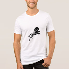 T-shirt met een onderscheidend paardendesignT-Shir