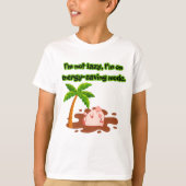 T-shirt met een varken (Voorkant)