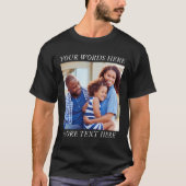 T-shirt met eigen afbeelding en bewerkbare tekst (Voorkant)