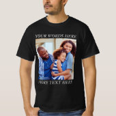 T-shirt met eigen afbeelding en bewerkbare tekst (Voorkant)