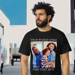 T-shirt met eigen afbeelding en bewerkbare tekst