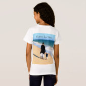 T-shirt met eigen foto cadeau met aangepaste tekst (Achterkant volledig)