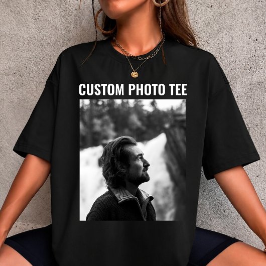 T-shirt met eigen foto en afbeelding