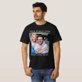 T-shirt met eigen foto en tekst (Voorkant volledig)